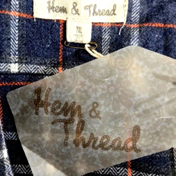 Hem & Thread Plaid Ruffle Hem Skirt‎ – Size M – NWT - Picture 7 of 7